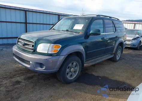 2001 Toyota Sequoia Sr5 V8 from USA, damaged, VIN 5TDBT44A11S011100